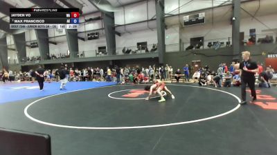 Junior Boys GR - 120 lbs Champ. Round 2 - Jayden Vo, WA vs Max Francisco, AK