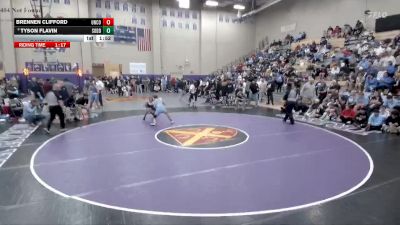 132 lbs Semifinal - Tyson Flavin, Soddy Daisy vs Brennen Clifford, Union County