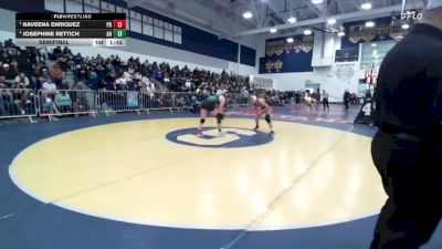 145 lbs Semifinal - Naveena Enriquez, Palm Desert vs Josephine Rettich, Aliso Niguel