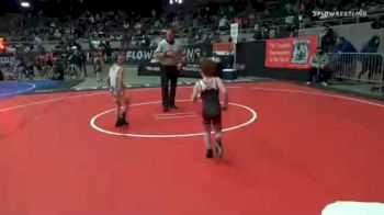 52 lbs Consolation - Lakin Breeding, Claremore Youth Wrestling vs Bryce Laplante, Dundee