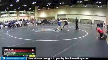 138 lbs Quarters & Wb (16 Team) - Jake Blair, Cowboy Forever vs Carter Amick, West Forsyth