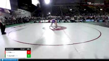 2A 182 lbs Quarterfinal - Teysen Gunnell, North Fremont vs Tyler Fitte, Salmon