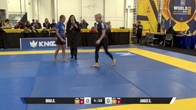 JANICE D. vs MINA D. 2025 World IBJJF Jiu-Jitsu No-Gi Championship
