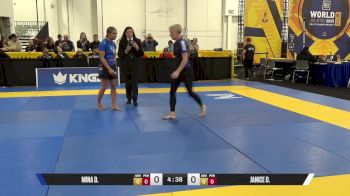 JANICE D. vs MINA D. 2025 World IBJJF Jiu-Jitsu No-Gi Championship