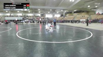 90 lbs Round 3 - Layla Qureshi, Pigeon Forge Wrestling Club vs Paisley Clark, Eagle Talon Wrestling Club
