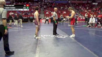 3A-175 lbs Cons. Round 4 - Grant Touney, Dowling Catholic vs Tyde Nelsen, Dallas Center-Grimes