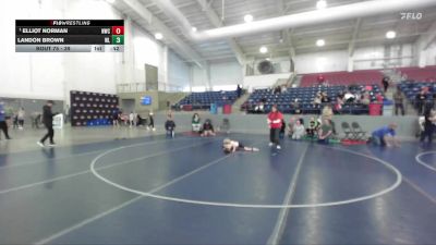 39 lbs Semifinal - Elliot Norman, Northside Wrestling Club vs Landon Brown, Iron County Wrestling Academy