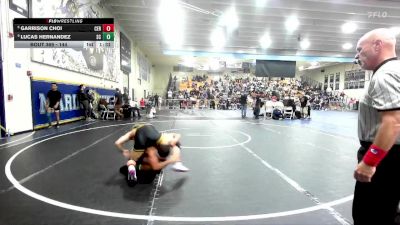 144 lbs Champ. Round 3 - Lucas Hernandez, Santiago Corona vs Garrison Choi, Cerritos