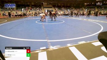 126 lbs Final - Bryson Delousier, KIPP TULSA vs Caleb Miller, Fort Gibson Youth Wrestling