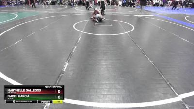 120 lbs Quarterfinal - Isabel Garcia, Alisal vs Marynelle Gallegos, Milpitas