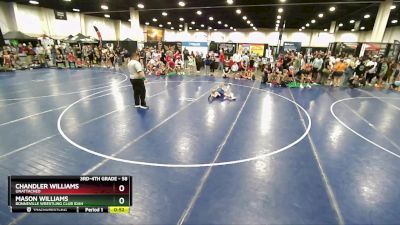 58 lbs Round 5 - Chandler Williams, Unattached vs Mason Williams, Bonneville Wrestling Club Idah