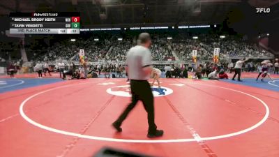 4A-113 lbs 3rd Place Match - Tavin Vendetti, Green River vs Michael Brody Keith, Natrona County