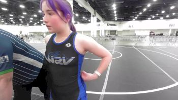 116 lbs 5th Place - Sophia Hanief, Vegas Sport WC vs Eve-Va Sarabia, No Team