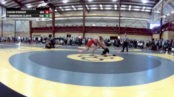 190 lbs Cons. Round 1 - Emmerson Claeys, Pomona vs Calvin Stewart, Crown Point