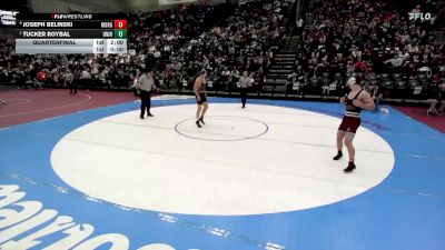 3A 165 lbs Quarterfinal - Tucker Roybal, Union vs Joseph Belinski, Morgan