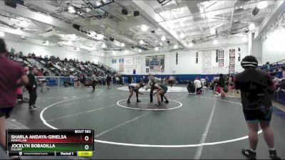 145 lbs Cons. Round 2 - Sharla Andaya-Ginelsa, Montclair vs Jocelyn Bobadilla, Colony