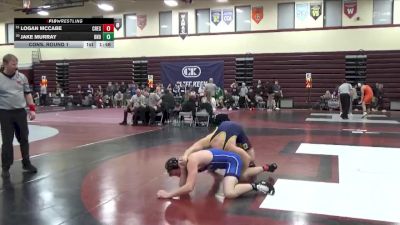 190 lbs Cons. Round 1 - Logan McCabe, Crestwood, Cresco vs Jake Murray, Burlington Notre Dame