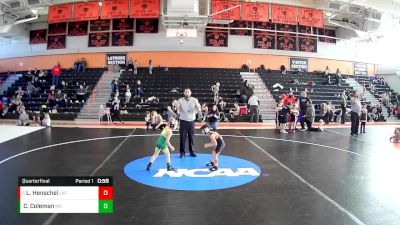 6U - 55 lbs Quarterfinal - Liam Henschel, Latrobe vs Cameron Coleman, Marion Center