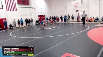 120 lbs Cons. Round 4 - Cale Beattie, CIA vs Carlos Gutierrez, Crawfordsville Athenians