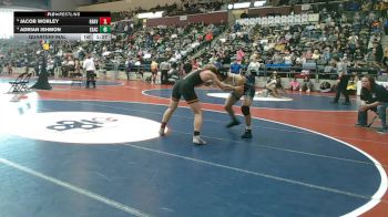 4A 150 lbs Quarterfinal - Jacob Worley, Gravette vs Adrian Ishmon, Exalt Academy