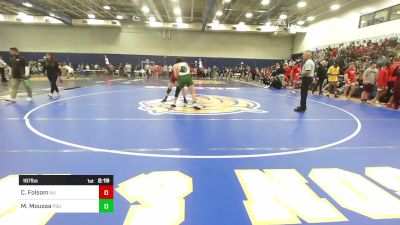 197 lbs Round Of 16 - Chris Folsom, Norwich vs Michael Moussa, Plymouth