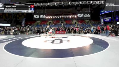 170 lbs Cons. Sub-rd Of 32 - Lindsey Shipp, WA vs Belen Medina, NY