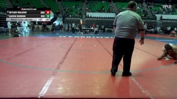7A 190 lbs Cons. Round 2 - Myles Wilson, Grissom Hs vs Gavin Robkin, Huntsville