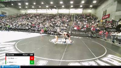 120 lbs Cons. Round 3 - Sydnie Dick, Uintah vs Jaycee Ware, Tooele