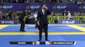 Carla Alessandra De Oliveira San vs Gitte Wolput 2025 European Jiu-Jitsu IBJJF Championship