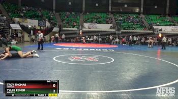 1A-4A 165 Semifinal - Tyler Ebner, Ashville vs Troy Thomas, Corner