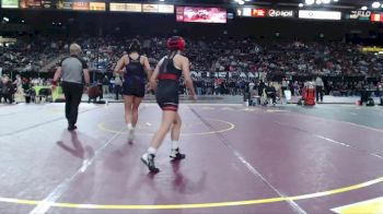 120 lbs Cons. Round 2 - Sara Jean, Canyon Ridge vs Taryn Niday, Baker/Powder