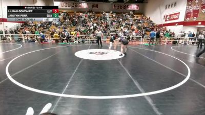 170 lbs Cons. Round 1 - Lillian Gonzalez, Cheyenne East vs Jaslynn Pena, Campbell County