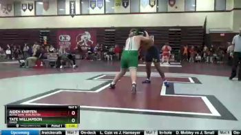 285 lbs Round 3 - Aiden Kniffen, Notre Dame, Burlington vs Tate Williamson, Osage