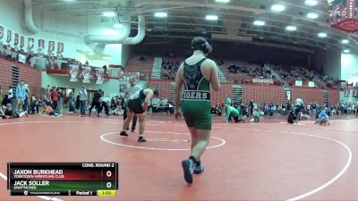 190 lbs Cons. Round 2 - Jaxon Burkhead, Yorktown Wrestling Club vs Jack Soller, Unattached