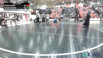 46 lbs 3rd Place - Cutter Carson, Salina Wrestling Club vs Tucker Hawkins, Checotah Matcats
