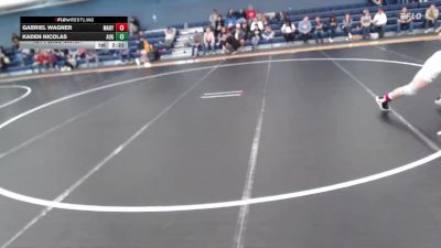 157 lbs 1st Place Match - Kaden Nicolas, Augustana (SD) vs Gabriel Wagner, Mary