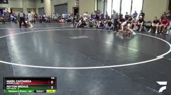 120 lbs 2nd Wrestleback (32 Team) - Angel Castaneda, Guerrilla Red vs Peyton Breaux, Pod Squad