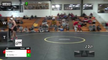 149 lbs 1st Place Match - Nathan Conley, Indianapolis vs Nick Gates, Indiana Tech