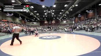 2A 120 lbs Cons. Round 3 - Statton Cox, Beaver vs Charlie Lee, Millard