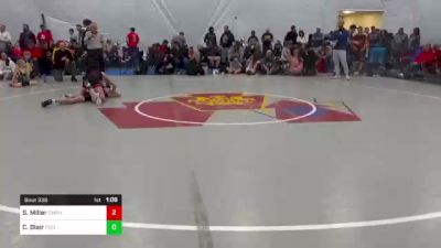 95 lbs Consi Of 4 - Sam Miller, Camp Hill vs Chase Blair, Felton