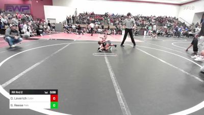 62 lbs Rr Rnd 2 - Oakley Leverich, Cushing vs Gracie Reese, Perry Wrestling Academy