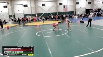 150 lbs Cons. Round 2 - Barrett Eichenberger, Torrington Wrestling Club vs Owen Weatherhead, Republic County