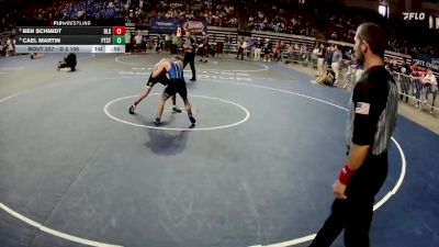 D 3 106 lbs Cons. Semi - Cael Martin, Patrick Taylor - Science/Tech. vs Ben Schmidt, De La Salle