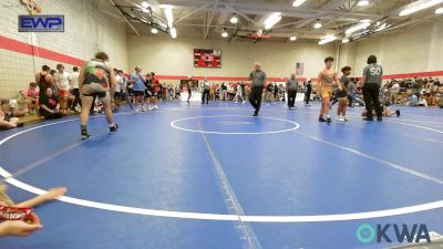 155 lbs Quarterfinal - Axl Branham, Vian Wrestling Club vs Corbin Wooley, Bishop Kelley