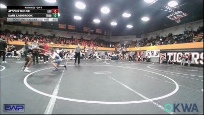 112 lbs Consi Of 4 - Atticus Taylor, Lions Wrestling Academy vs Dane Lashbrook, Timberwolves