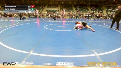 127 lbs Consi Of 8 #1 - Iris Cisneros, Skiatook Bulldog Wrestling vs Quyn Glodo, Sparta Junior Bulldogs