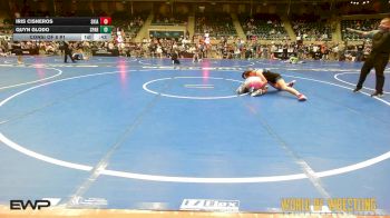 127 lbs Consi Of 8 #1 - Iris Cisneros, Skiatook Bulldog Wrestling vs Quyn Glodo, Sparta Junior Bulldogs