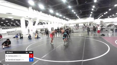 285 lbs Rr Rnd 2 - Diego Campuzano, Nyssa Mat Club vs Andre Sandoval Espana, Espana WC