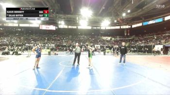 98 lbs Cons. Round 3 - Kaius Bennett, Caldera vs Silas Bitter, Blackfoot