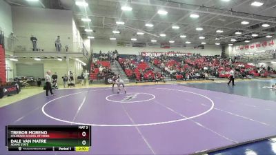 133 lbs Cons. Round 2 - Trebor Moreno, Colorado School Of Mines vs Dale Van Matre, Adams State